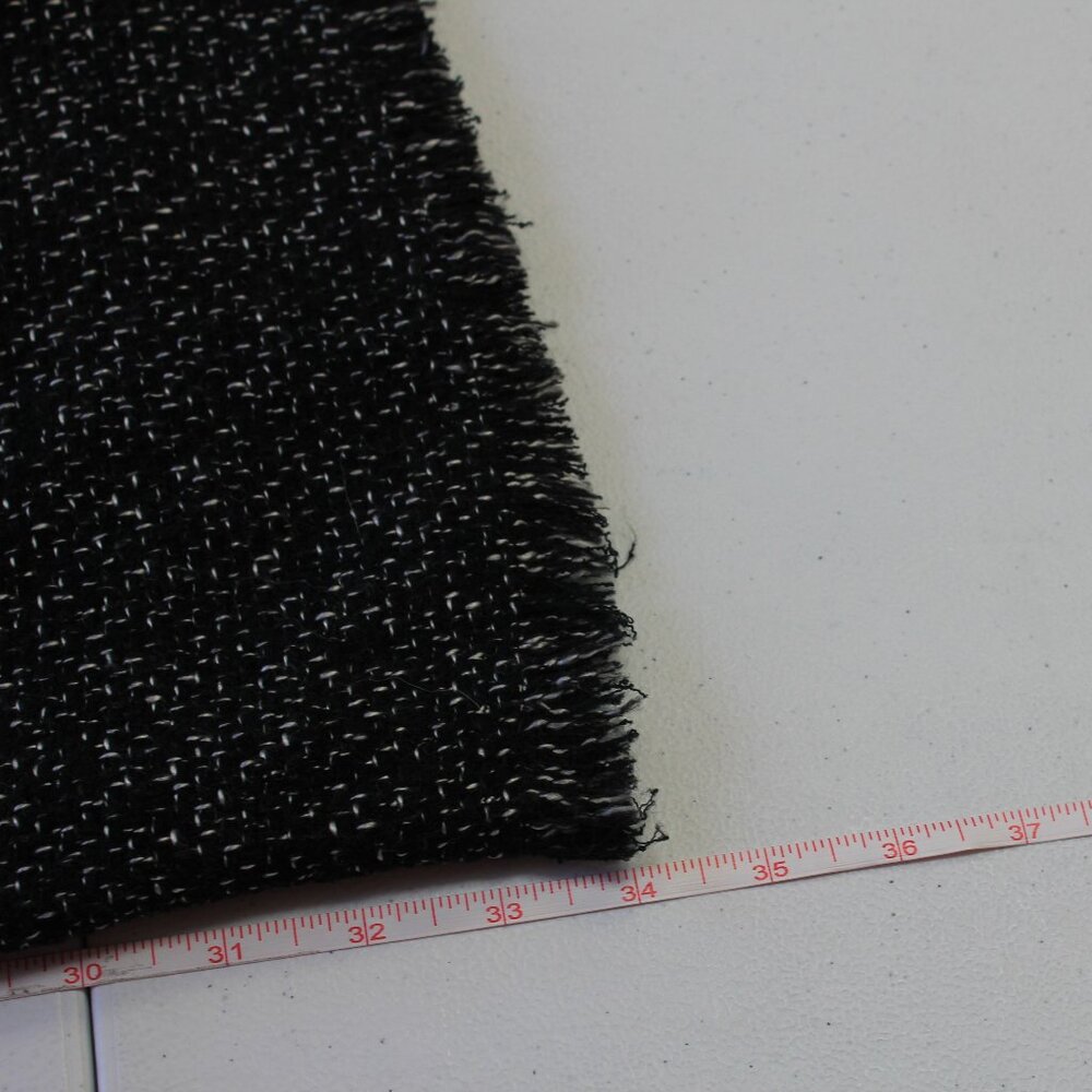 #394 Chico's Black Grey Speckled Dressy Skirt Size 2 (12) - Picture 7 of 10